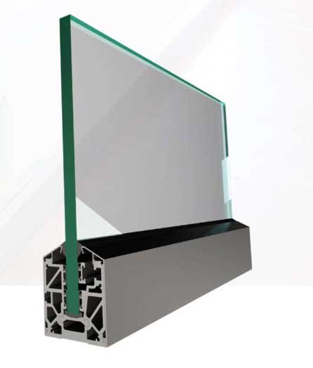 Modern aluminum door window systems installed on a contemporary building facade. High-performance aluminum windows and aluminum doors designed for commercial buildings and residential architecture. Durable aluminum window frame systems provide structural strength, clean architectural lines and long-term exterior performance for modern construction projects.